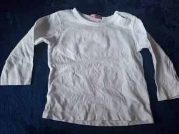 T-shirt ml uni blanc