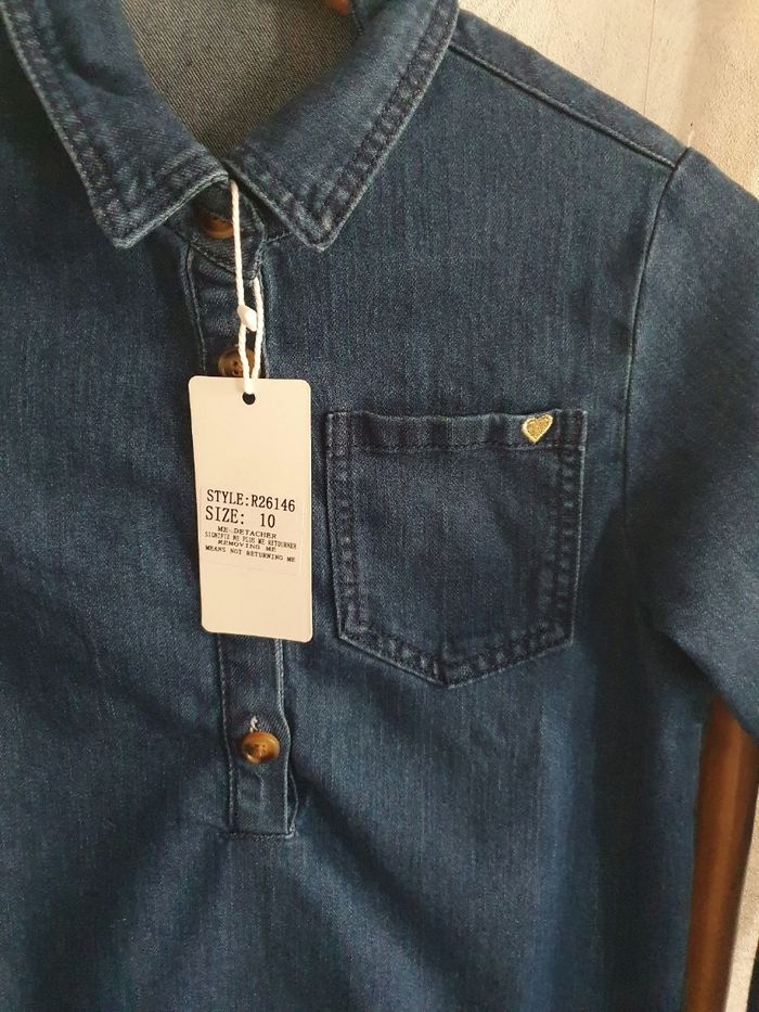 Robe en Jean Taille 10 ans - photo numéro 2