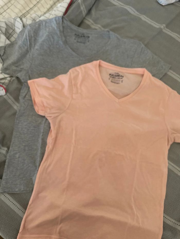 2 tee shirt taille s