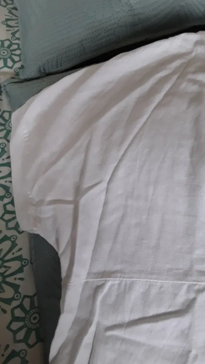 Tee shirt taille 40 blanc - photo numéro 3