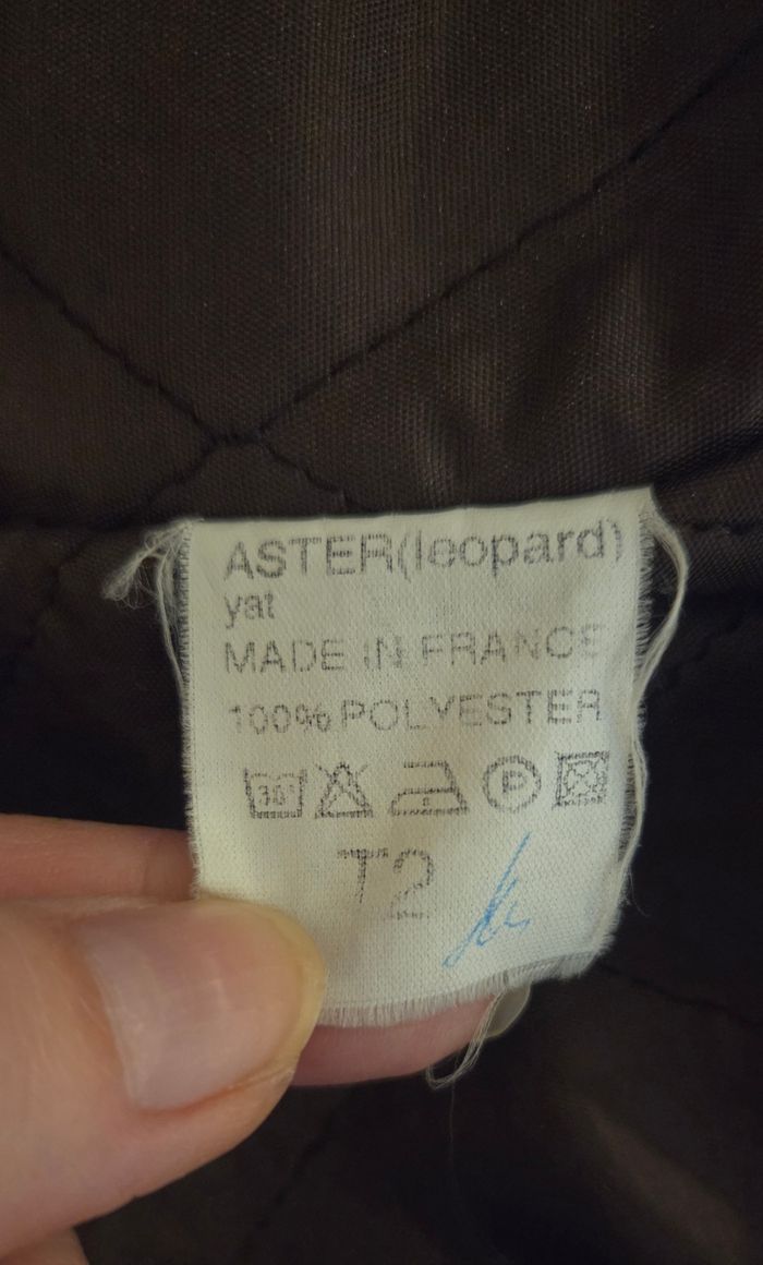 Manteau léopard ASTER 🇫🇷 – Made in France – T2 (40/42) – doublé, chaud & chic – excellent état - photo numéro 9