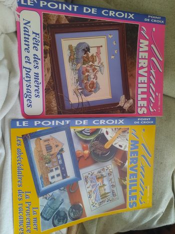 Loisir le point de croix fête des mères nature abécédaire mer