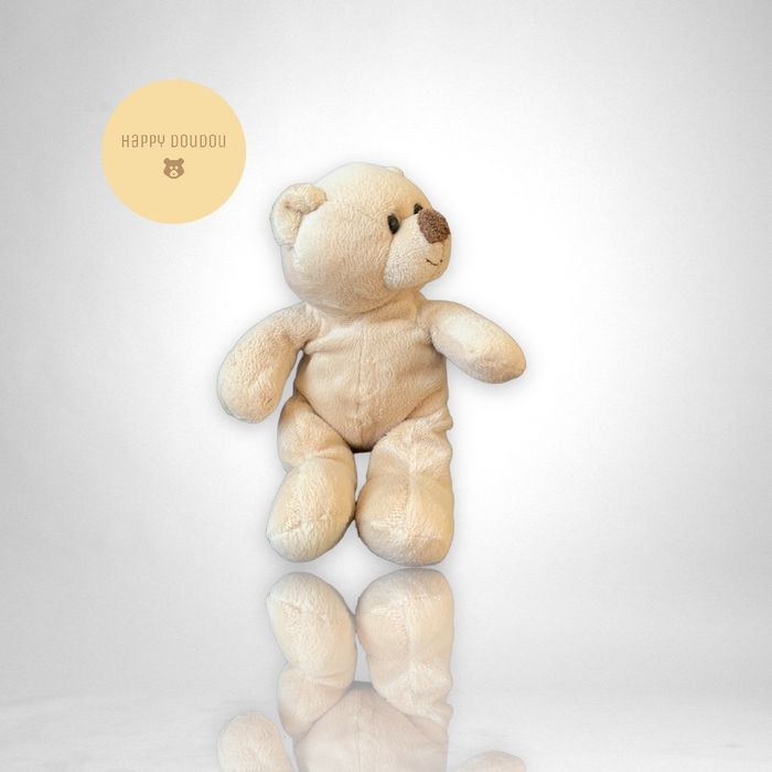 Doudou Peluche Ours Beige A247 - photo numéro 2