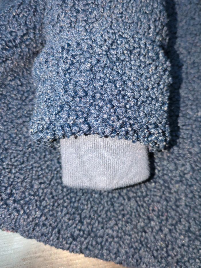 Manteau teddy nounours bleu marine bel&bo 6 ans comme neuf - photo numéro 4