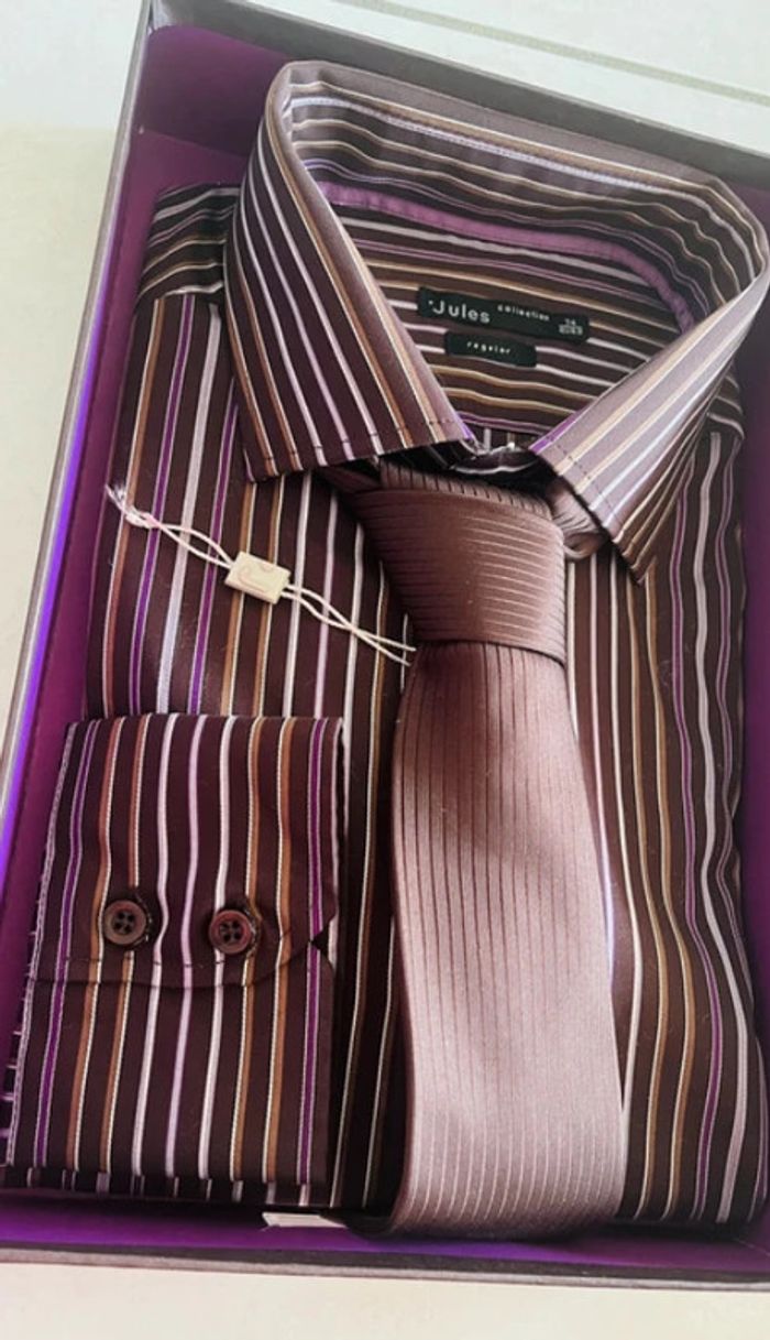 Coffret chemise + cravate Jules - photo numéro 4