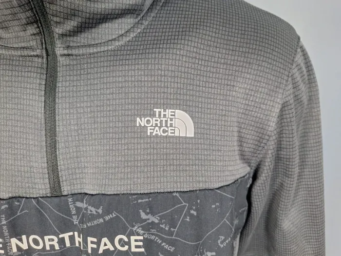 Sweat The North Face homme M polaire gris capuche outdoor (550) - photo numéro 3
