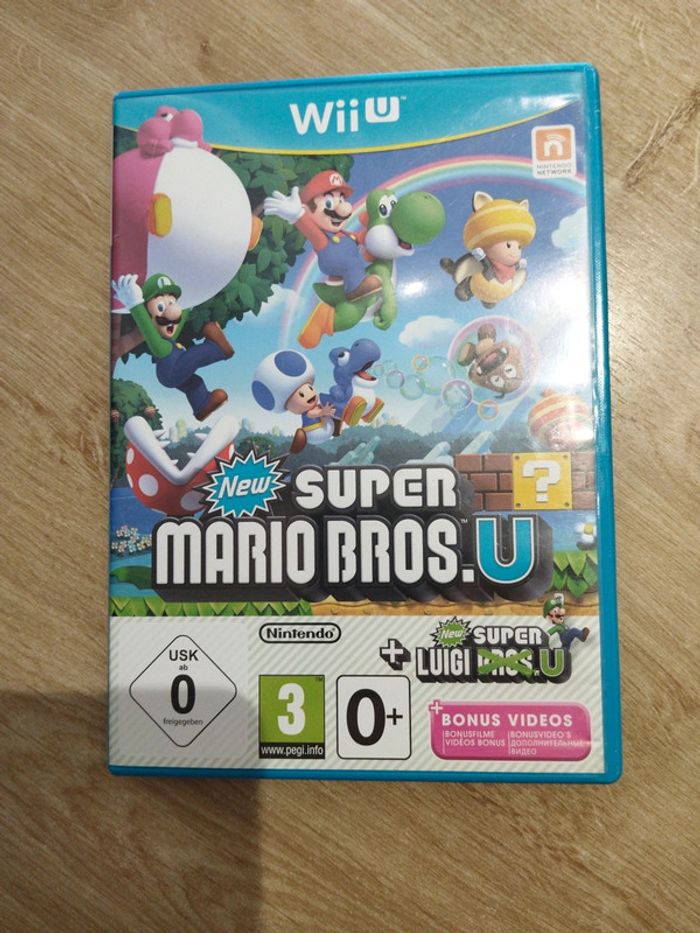 New super Mario bros U+ new Luigi U WiiU