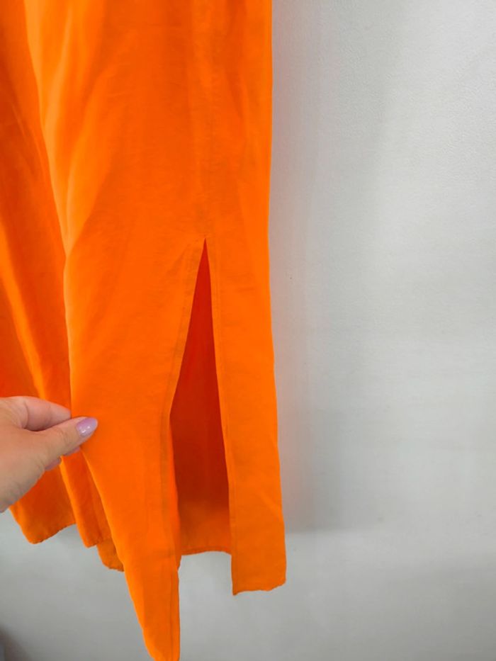 Robe orange sans manches Marque Setre Taille L  Neuve avec petit défaut - photo numéro 2