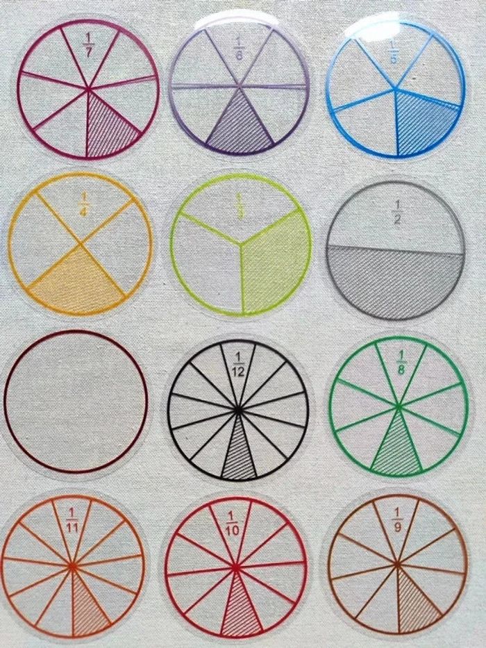 Disque camembert fraction - photo numéro 2