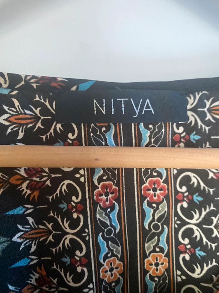 Très jolie robe courte tunique Nitya taille L état neuf - photo numéro 4
