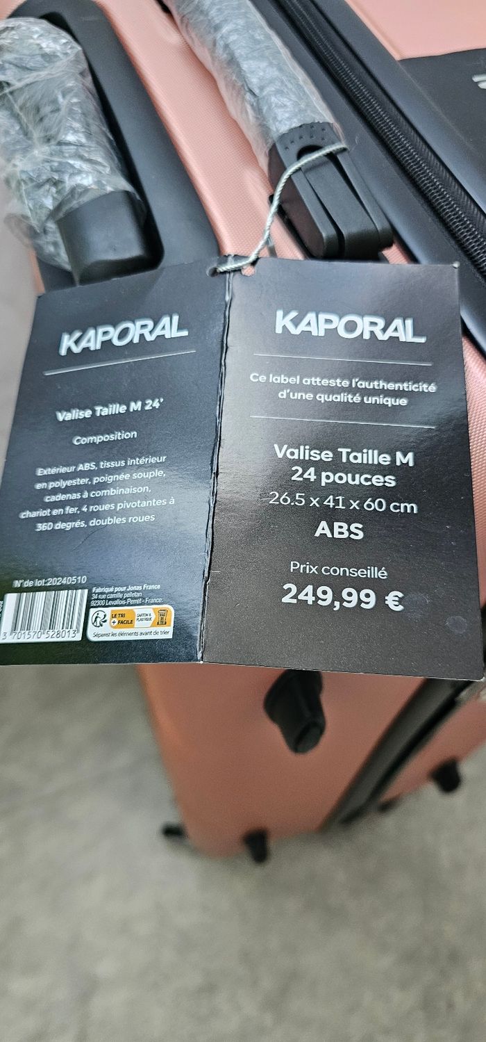 Elegante Valise neuve Kaporal - photo numéro 6