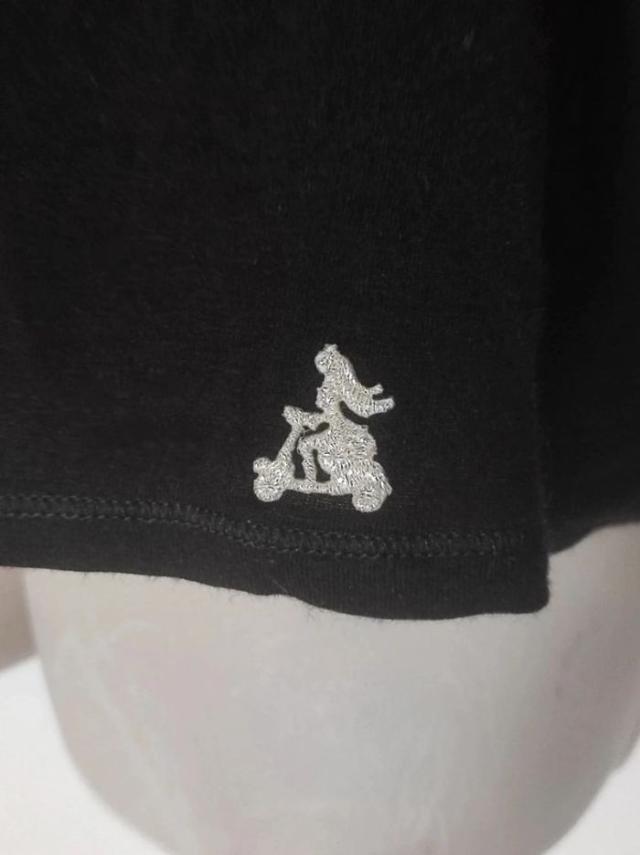 Tee-shirt Noir drapeau gris y2k / Banana Moon - 36/S à 38/M - photo numéro 10