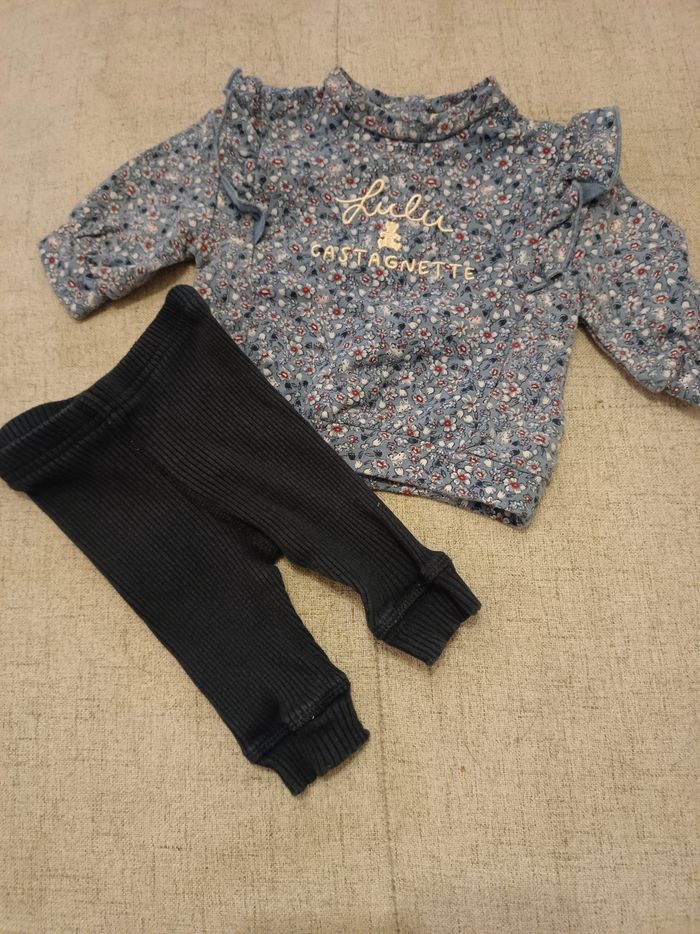 Ensemble lulu castagnette 3 mois - photo numéro 8