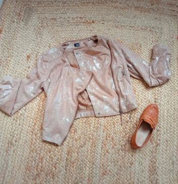 Veste perfecto fluide beige