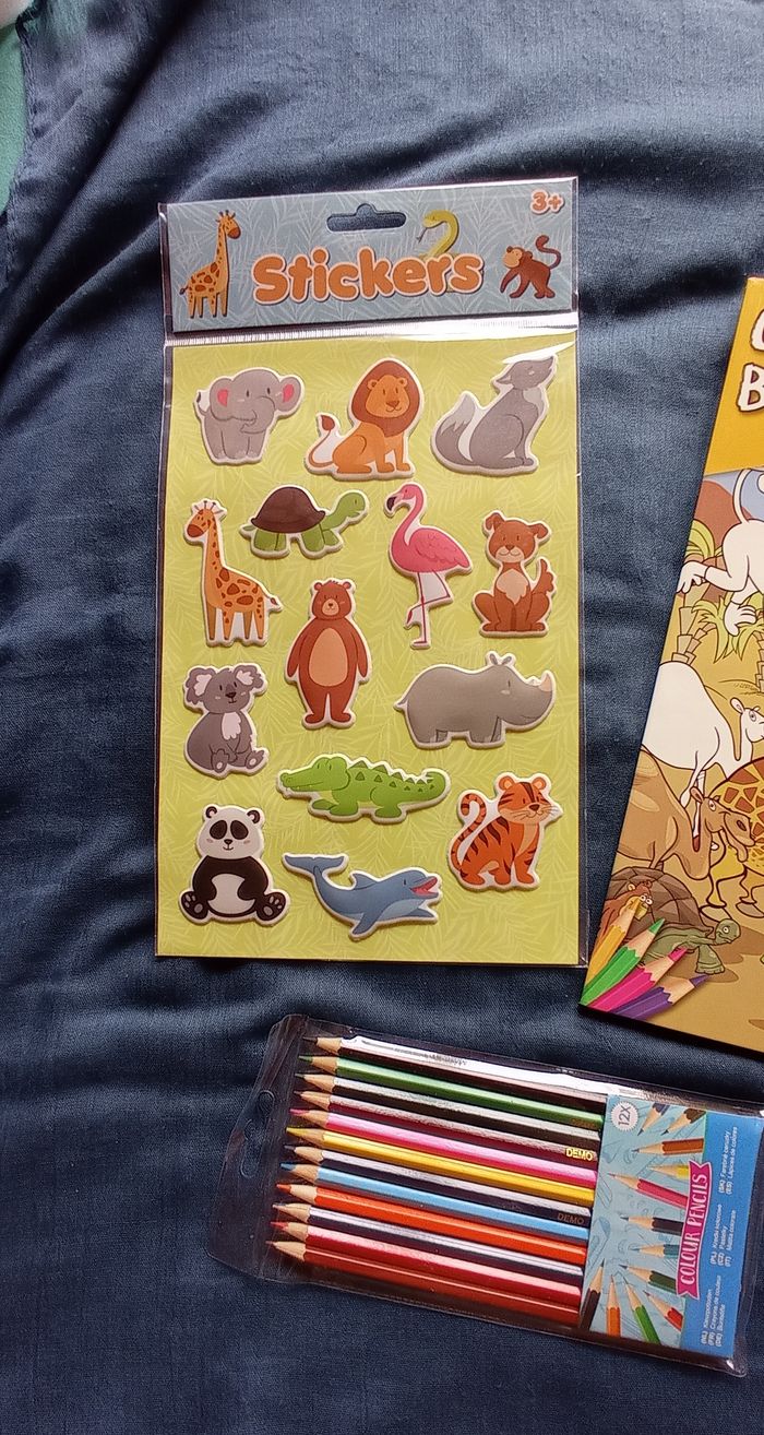 Lot activités -  les animaux de la jungle - NEUF - photo numéro 5