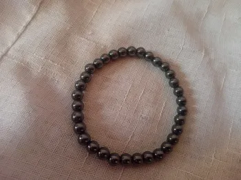 Bracelet pyrite 6mm