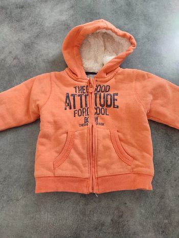 Gilet zippé doublé