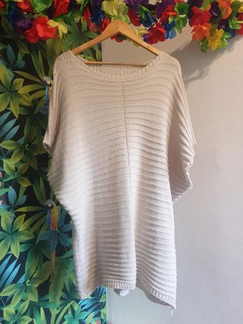 Pull tunique chauve souris