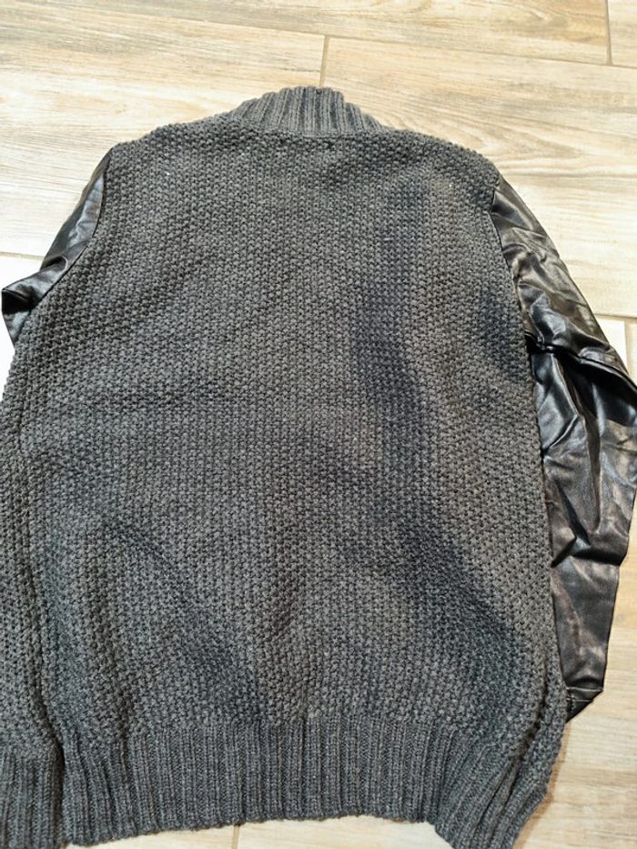 Veste gris foncé et noir By Joos Taille 16 ans - photo numéro 5