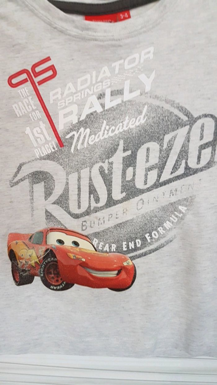 T shirt Disney Pixar Cars 3/4 ans - photo numéro 2