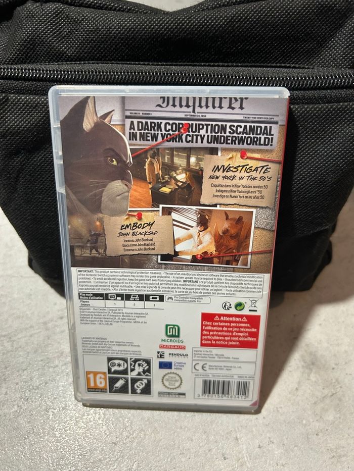 Blacksad - switch - photo numéro 2