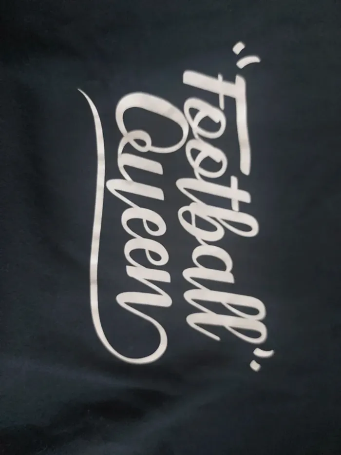 Sweat bleu football queen - photo numéro 3