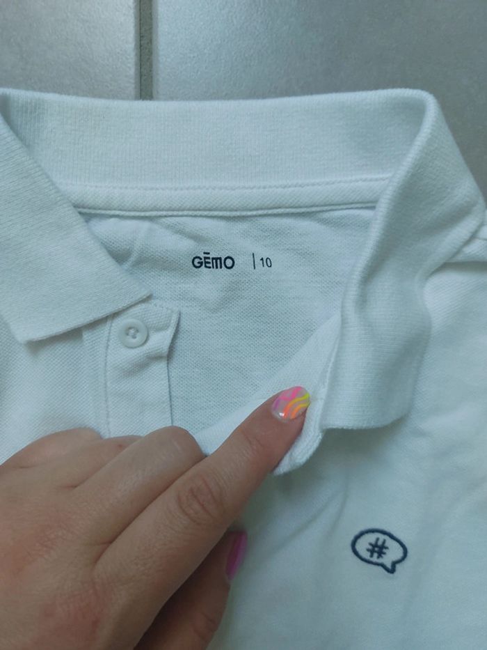 Polo blanc - photo numéro 3