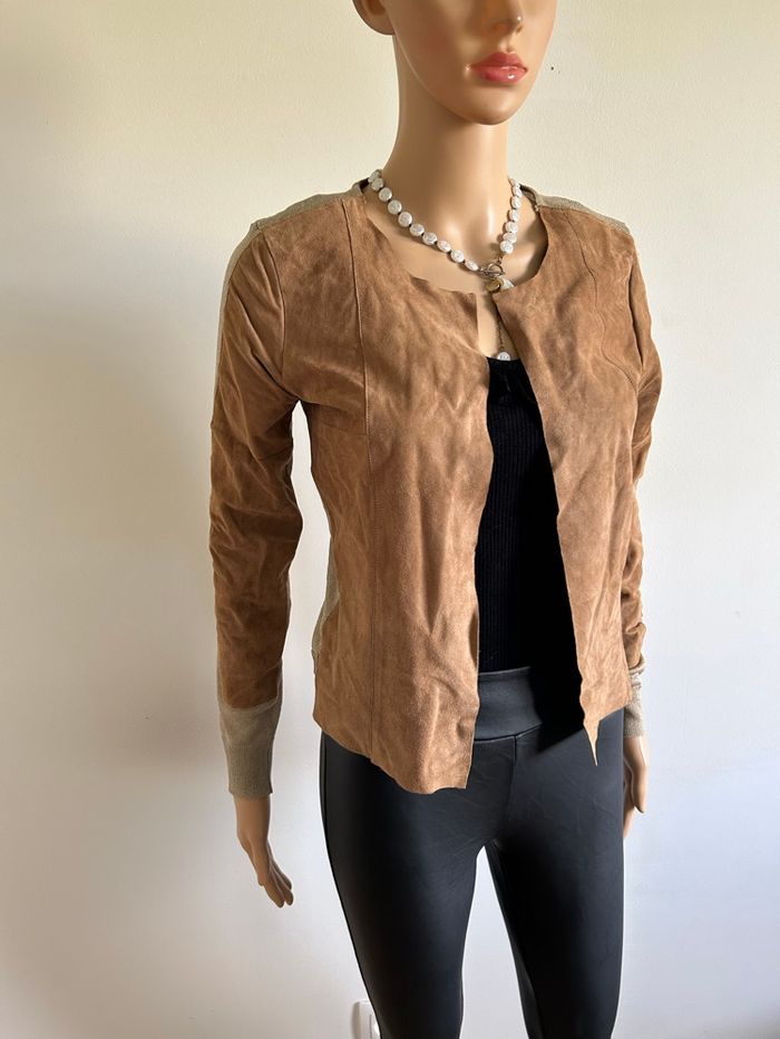 Gilet léger beige et doré River Woods taille S jamais porté - photo numéro 2