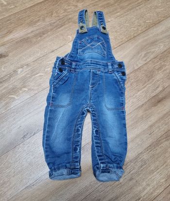 salopette en jean bleu in extenso garçon taille 6 mois 68cm
