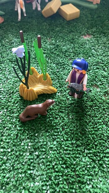 Playmobil enfant et loutre 🦦