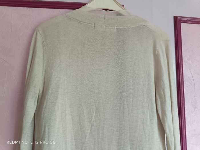 Gilet écru long Zara T.M (38) - photo numéro 9