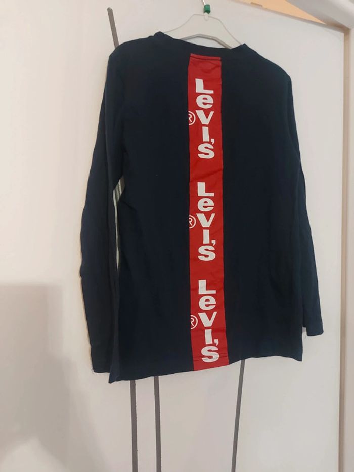 Tee shirt manche longue levis mixte 10 ans