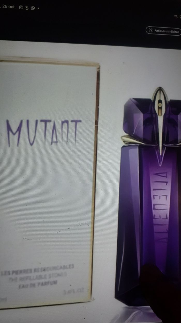 Eau de parfum  tierry  mugler tierrvaporisateur  spay 100ml  mutante - photo numéro 3