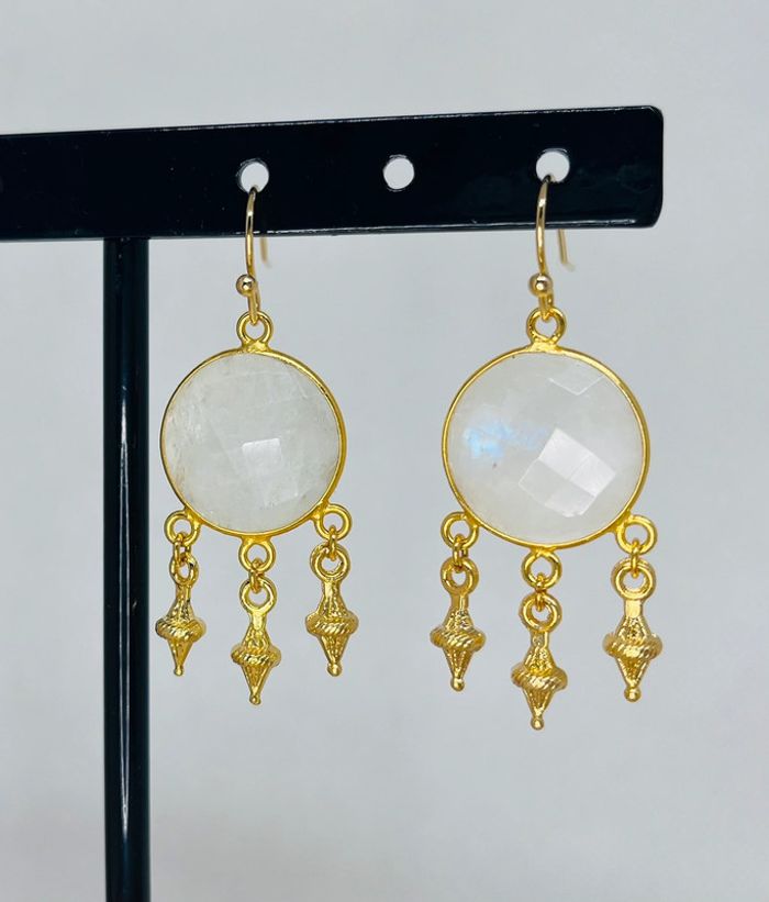 Boucles d’oreilles Pierre de Lune