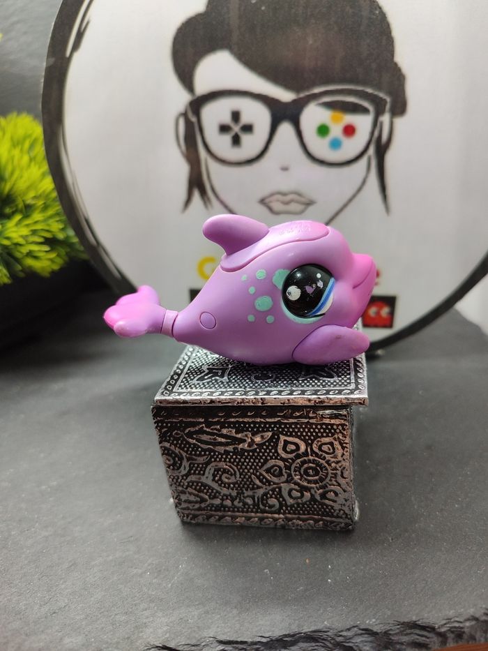 Lps01104 my Littlest Petshop Pet Shop Dolphin Dauphin 2537 Walkables Mecanique - photo numéro 2