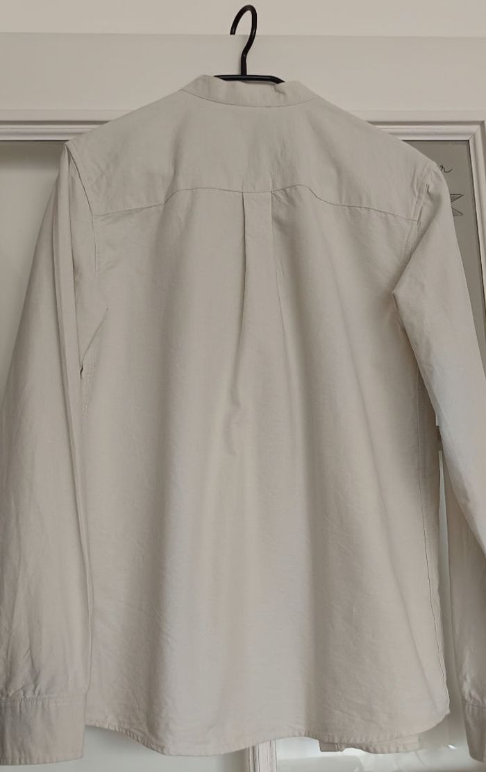 Chemise manches longues col mao taille S - photo numéro 2