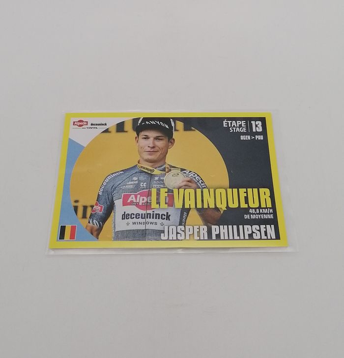 Panini sticker Tour de France 2024 n° T13 Jasper Philipsen. - photo numéro 2