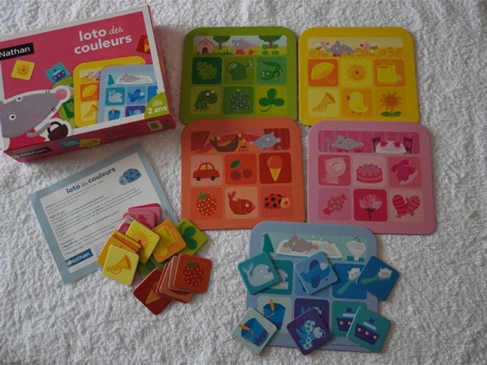 Jeu "Loto des couleurs" Nathan pour enfants (Dès 2 ans) - photo numéro 3