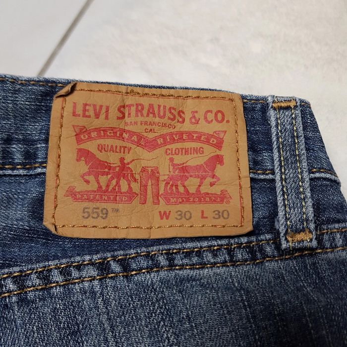 Jean Levi's 559 W30 L30 Bleu - photo numéro 8