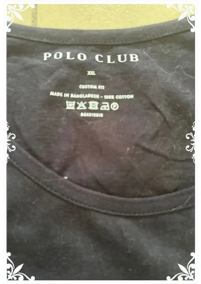 🖤 T-shirt manches longues Polo Club – Taille XXL 🖤 - photo numéro 4