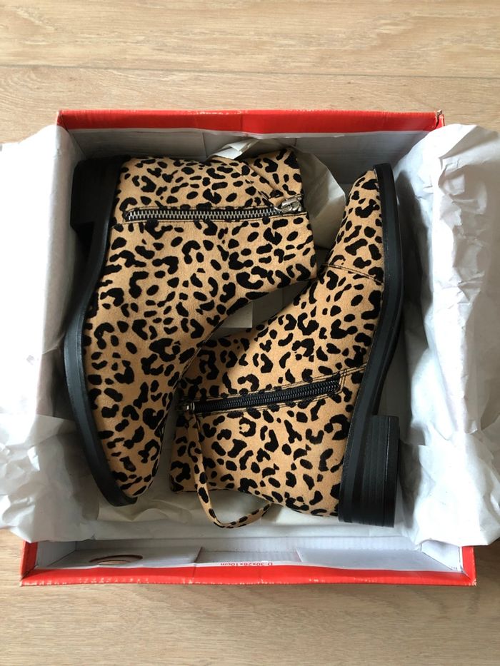 Bottines plates léopard neuves Even&Odd pointure 37 - photo numéro 10