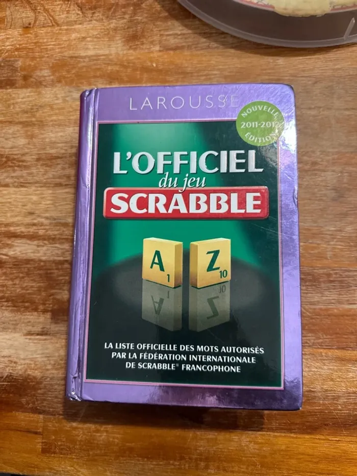 Livre l’officiel du jeu Scrabble
