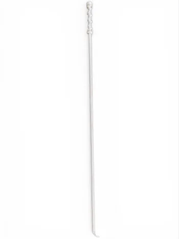 Tiran de rideau vintage blanc mousqueton – 1 mètre Neuf 