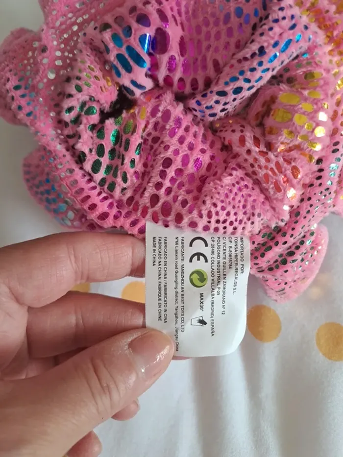 Peluche pieuvre réversible - photo numéro 4