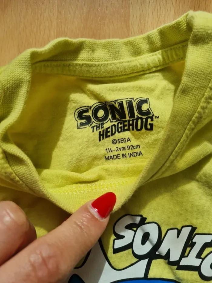 Tee shirt sonic - photo numéro 2