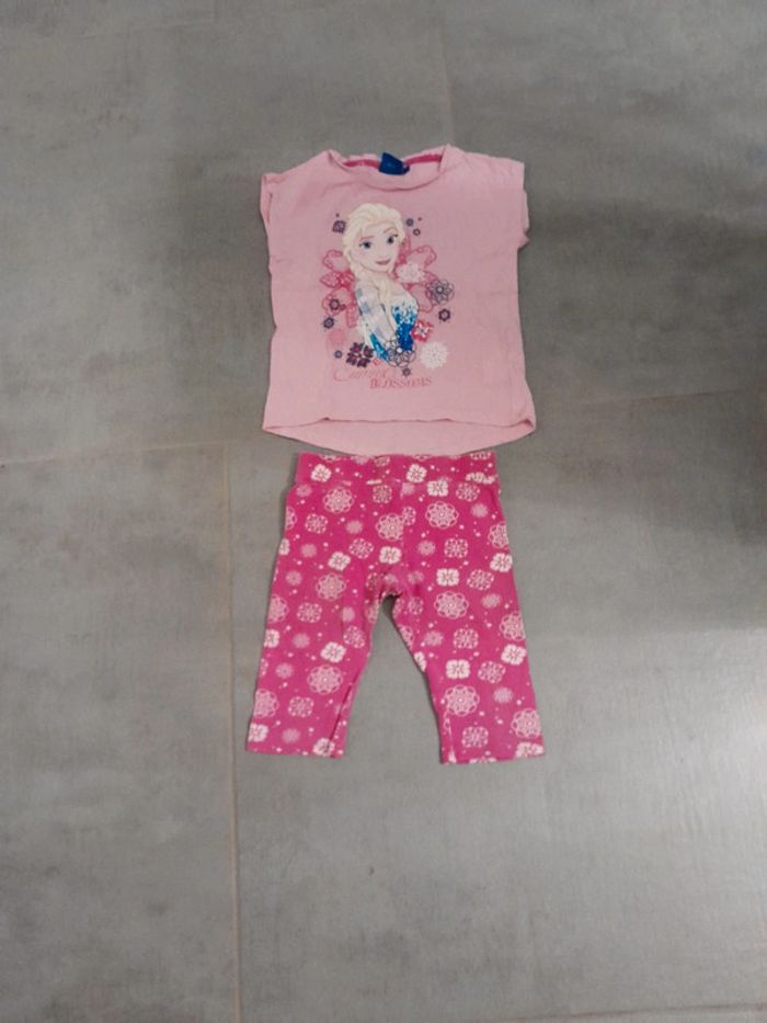 Ensemble pantacourt t shirt 4 ans