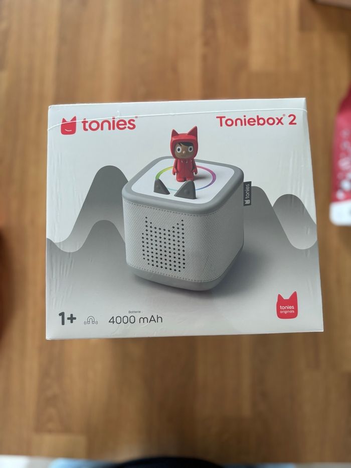 Toniebox grise v2 emballée avec facture