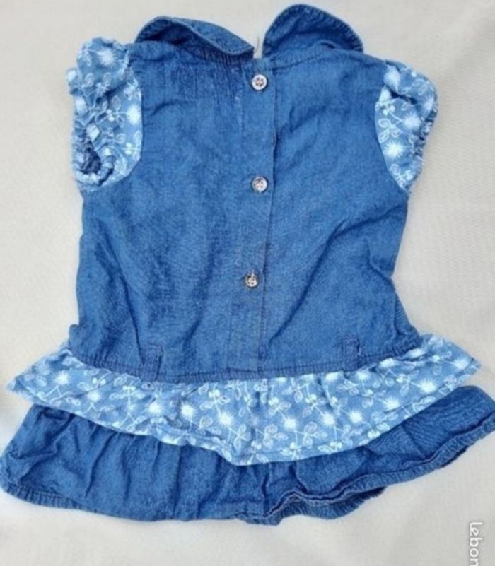 Ensemble été pantacourt + robe fille - Lee Cooper - 6 mois - photo numéro 4