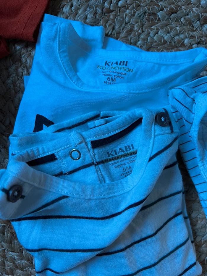 Lot tee-shirts ML 6m Kiabi x gemo - photo numéro 2