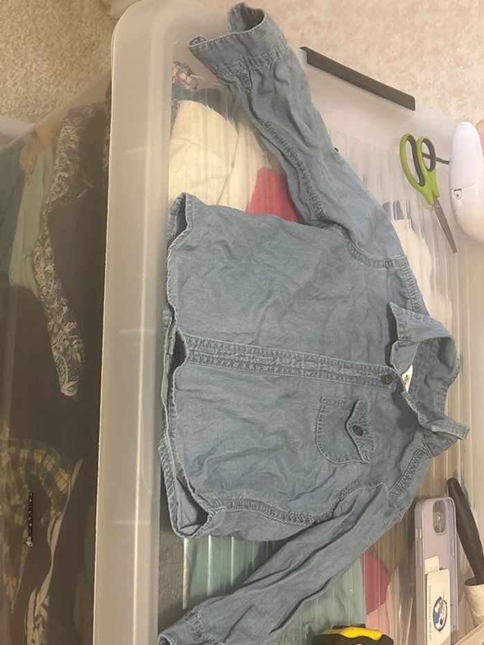 Chemise en jean taille 3ans marque kidkanai - photo numéro 2